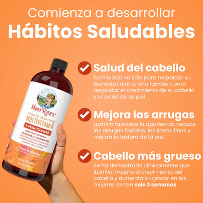 Mary Ruth´s™ Multivitamínico Líquido + Lustriva