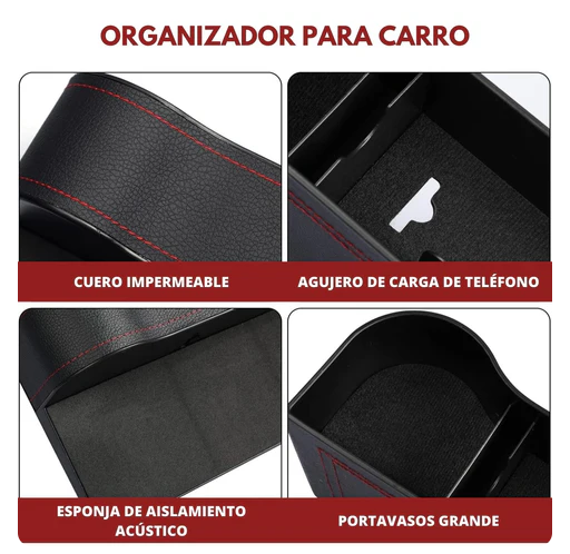 RIDEORGANIZER™  SET DE ORGANIZADORES PARA CARRO