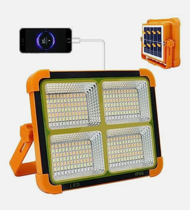 ECOBEAM™ Luz Solar Portátil Led Con Cinco Cambios De Luz Emergencia