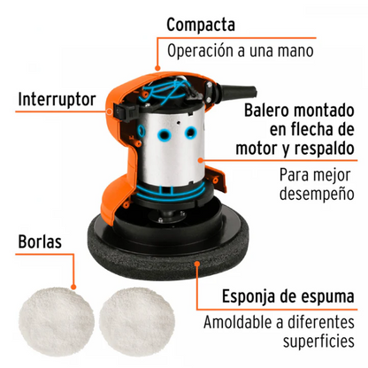 ORBITAL MAXPRO 360™ Pulidora Orbital para carro 6 Pulgadas