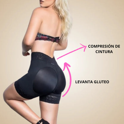 CURFIT™ FAJA SHORT LEVANTA COLA CON VARILLAS DE REFUERZO