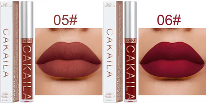 Set x6 Labial Líquido Matte Cakaila™