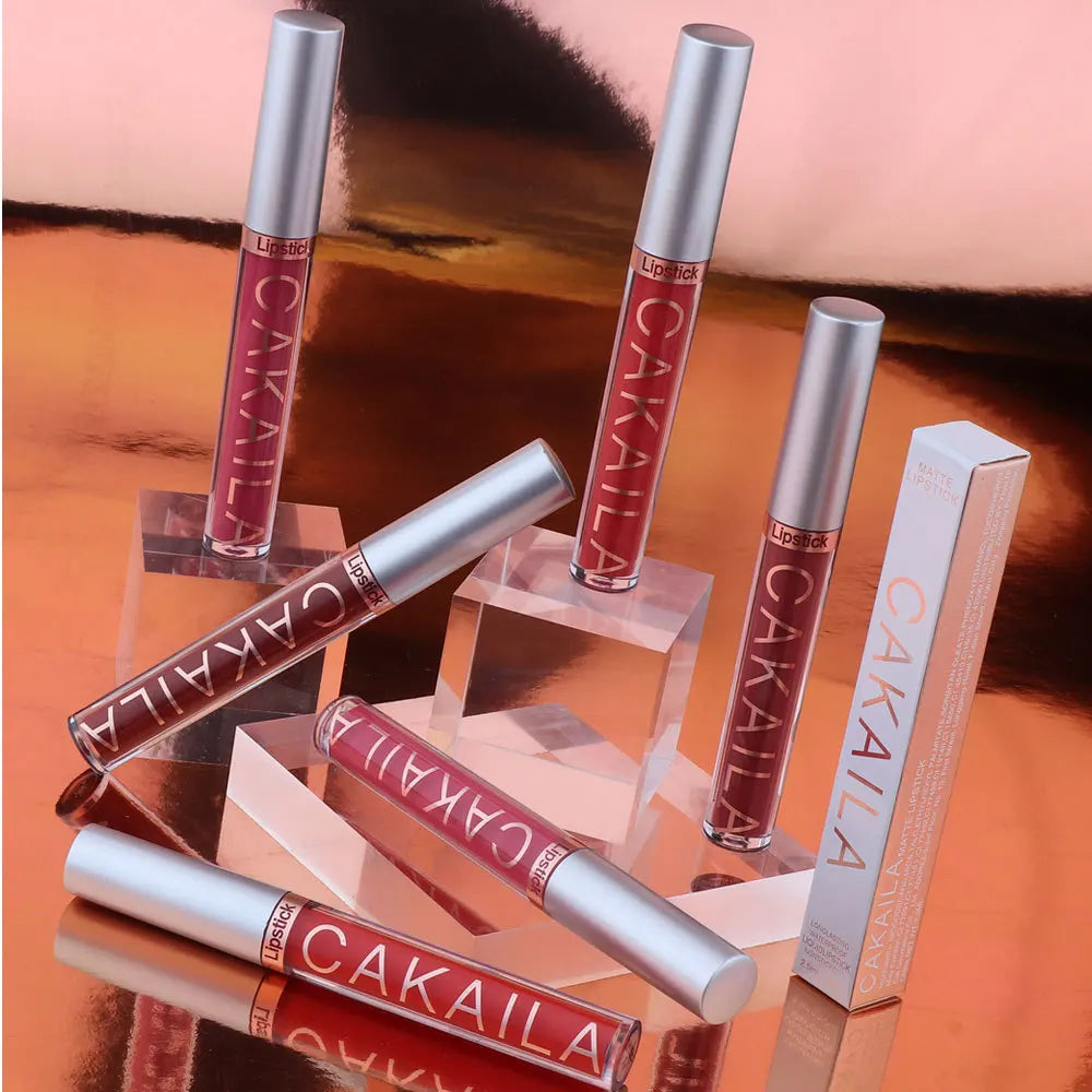 Set x6 Labial Líquido Matte Cakaila™