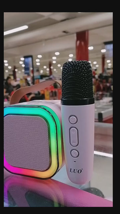 MICROPARTY™ MINI KARAOKE PORTATIL